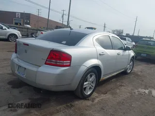 2008 Dodge Avenger SXT with VIN 1B3LC56K48N139977, listed as a IAAI auction lot 42017035 with Not Provided miles. Bid and sale history available at carsss.com. Image 4.