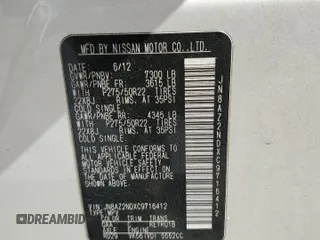 2012 Infiniti QX56 8-passenger with VIN JN8AZ2NDXC9716412, listed as a Copart auction lot 78331614 with 198,909 mi miles and Clean Title. Bid and sale history available at carsss.com. Image 13.