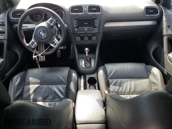 2012 Volkswagen GTI with VIN WVWHV7AJ3CW149850, listed as a Copart auction lot 57158465 with 106,204 mi miles and Salvage title. Bid and sale history available at DreamBid. Image 8.