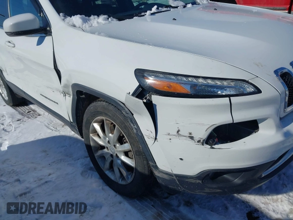 2015 Jeep Cherokee Limited with VIN 1C4PJMDS9FW718151, listed as a IAAI auction lot 41344018 with 124,185 mi miles and . Bid and sale history available at DreamBid. Image 6.