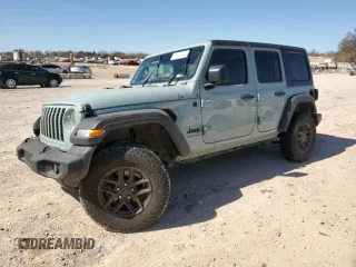 2024 Jeep Wrangler Sport S with VIN 1C4PJXDG2RW207348, listed as a Copart auction lot 48323775 with 4,649 mi miles and Salvage Title. Bid and sale history available at DreamBid. Image 1.