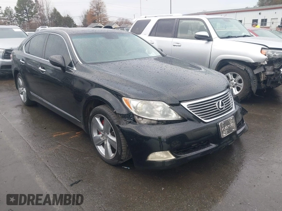 2007 Lexus LS 460 with VIN JTHBL46F675019182, listed as a IAAI auction lot 41024763 with 244,278 mi miles. Bid and sale history available at carsss.com. Image 1.
