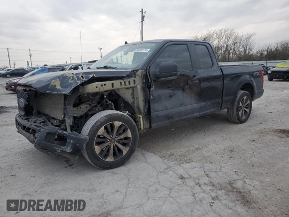 2020 Ford F-150 XL with VIN 1FTEX1CP7LKF02853, listed as a Copart auction lot 86289174 with Not Provided miles and Salvage Title. Bid and sale history available at DreamBid. Image 1.