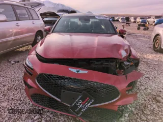 2022 Genesis G70 3.3T z VIN KMTG54TE3NU088591, wystawiony jako Copart lot #85343234 z przebiegiem 43 764 mil mil oraz Szkoda całkowita • Salvage title. Historia ofert i sprzedaży dostępna na DreamBid. Obrazek 5.