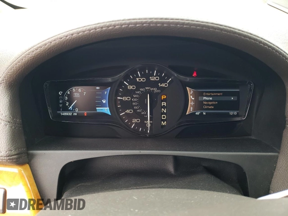 2012 Lincoln MKX with VIN 2LMDJ6JKXCBL19331, listed as a Copart auction lot 51849315 with 148,932 mi miles and Salvage Title. Bid and sale history available at carsss.com. Image 9.