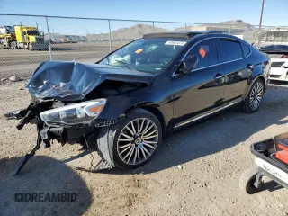 2014 Kia Cadenza Premium with VIN KNALN4D70E5126542, listed as a Copart auction lot 48663474 with Not Provided miles and Salvage Title. Bid and sale history available at carsss.com. Image 1.