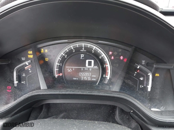 2018 Honda CR-V LX with VIN 2HKRW6H33JH220941, listed as a IAAI auction lot 41633593 with 55,993 mi miles. Bid and sale history available at carsss.com. Image 7.