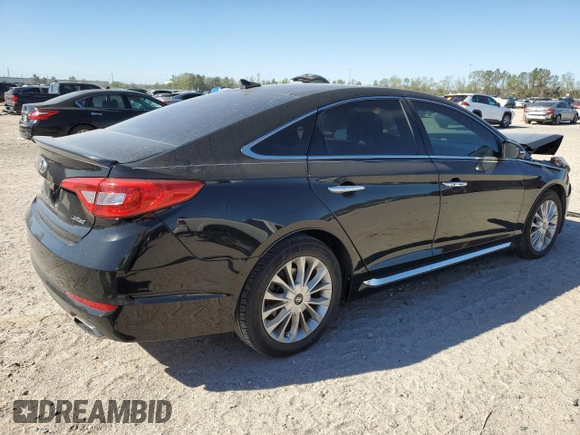 2015 Hyundai Sonata 2.4L Sport with VIN 5NPE34AF0FH043904, listed as a Copart auction lot 49874805 with 141,205 mi miles and Salvage Title. Bid and sale history available at carsss.com. Image 3.