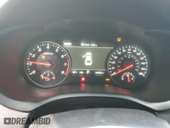 2021 Kia Stinger GT2 with VIN KNAE55LC5M6096640, listed as a Copart auction lot 66076814 with 63,852 mi miles and Salvage Title. Bid and sale history available at carsss.com. Image 9.