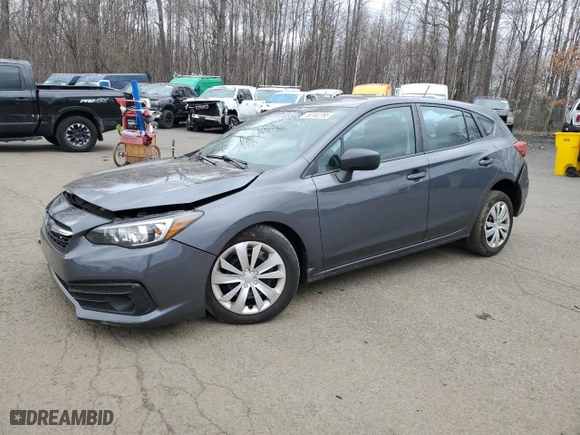 2022 Subaru Impreza with VIN 4S3GTAB61N3709801, listed as a Copart auction lot 53182765 with 33,656 mi miles and Salvage Title. Bid and sale history available at carsss.com. Image 1.