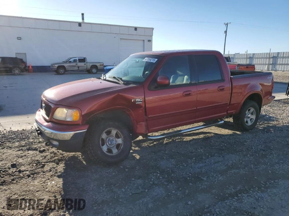 2002 Ford F-150 XLT with VIN 1FTRW08L02KB81578, listed as a Copart auction lot 47069215 with 201,148 mi miles and Salvage Title. Bid and sale history available at carsss.com. Image 1.