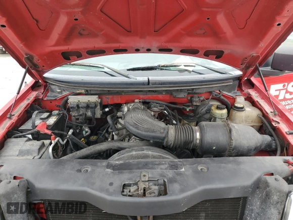 2005 Ford F-150 STX with VIN 1FTRX12W75NA54576, listed as a Copart auction lot 42579065 with 290,300 mi miles and Salvage Title. Bid and sale history available at carsss.com. Image 11.
