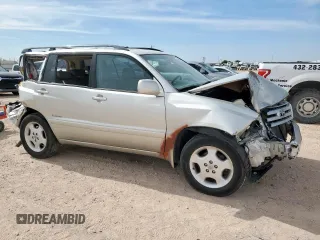 2007 Toyota Highlander w/3rd Row with VIN JTEDP21A270131839, listed as a Copart auction lot 56636495 with 205,488 mi miles and Salvage title. Bid and sale history available at DreamBid. Image 4.