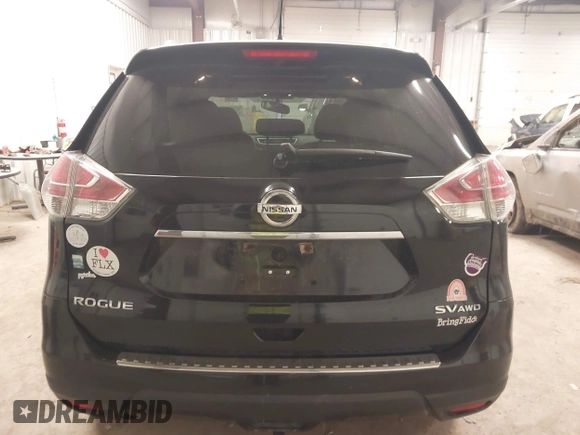 2016 Nissan Rogue SV with VIN 5N1AT2MV3GC876787, listed as a IAAI auction lot 41869337 with 189,375 mi miles. Bid and sale history available at carsss.com. Image 16.
