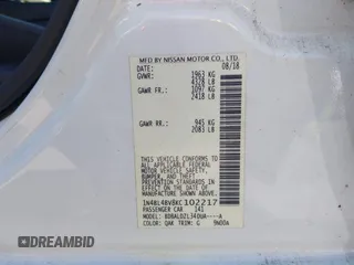2019 Nissan Altima S with VIN 1N4BL4BV8KC102217, listed as a IAAI auction lot 41726559 with 84,310 mi miles and . Bid and sale history available at carsss.com. Image 9.