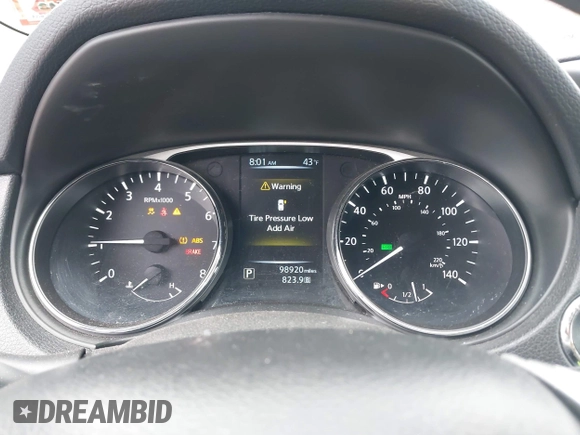 2015 Nissan Rogue SL with VIN 5N1AT2MV8FC770141, listed as a IAAI auction lot 42039465 with 98,920 mi miles and . Bid and sale history available at DreamBid. Image 7.