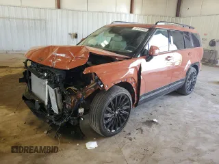 2024 Hyundai Santa Fe Calligraphy z VIN 5NMP5DGLXRH052627, wystawiony jako Copart lot #61575885 z przebiegiem Nie podano mil oraz Nie do naprawy • Non repairable. Historia ofert i sprzedaży dostępna na DreamBid. Obrazek 1.