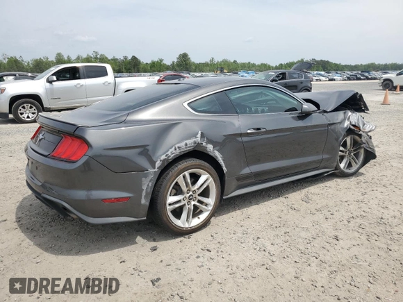 2018 Ford Mustang EcoBoost with VIN 1FA6P8TH7J5165186, listed as a Copart auction lot 53796045 with Not provided miles and Salvage title. Bid and sale history available at DreamBid. Image 3.
