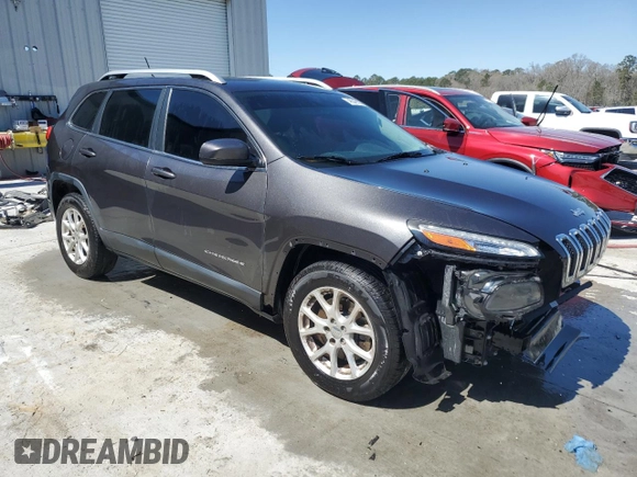 2014 Jeep Cherokee Latitude with VIN 1C4PJLCB7EW313870, listed as a Copart auction lot 48349105 with 217,624 mi miles and Salvage Title. Bid and sale history available at carsss.com. Image 4.