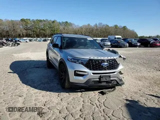 2023 Ford Explorer ST-Line with VIN 1FMSK7KH9PGB73219, listed as a Copart auction lot 41695975 with 12,172 mi miles and Salvage Title. Bid and sale history available at carsss.com. Image 12.