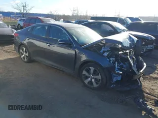 2019 Kia Optima LX with VIN 5XXGT4L35KG315770, listed as a IAAI auction lot 41307587 with 35,849 mi miles. Bid and sale history available at carsss.com. Image 1.