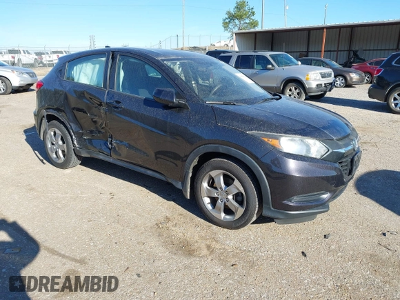 2018 Honda HR-V LX with VIN 3CZRU6H37JG726863, listed as a IAAI auction lot 41843904 with 152,551 mi miles. Bid and sale history available at carsss.com. Image 1.