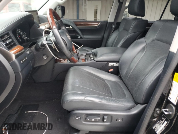 2019 Lexus LX 570 with VIN JTJHY7AX7K4310302, listed as a Copart auction lot 82034744 with 96,980 mi miles and Salvage title. Bid and sale history available at DreamBid. Image 7.