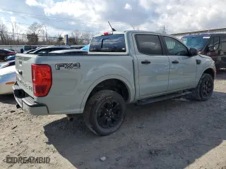 2023 Ford Ranger XL with VIN 1FTER4FH7PLE00968, listed as a Copart auction lot 46299805 with 25,262 mi miles and Salvage Title. Bid and sale history available at carsss.com. Image 3.
