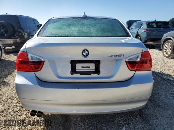 2006 BMW 3 Series 325i with VIN WBAVB13556KX41784, listed as a Copart auction lot 74008574 with 0 mi miles and Salvage Title. Bid and sale history available at carsss.com. Image 6.