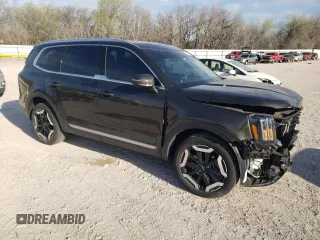 2024 Kia Telluride EX X-Line with VIN 5XYP3DGC4RG452246, listed as a Copart auction lot 50461355 with 16,229 mi miles and Salvage title. Bid and sale history available at DreamBid. Image 4.