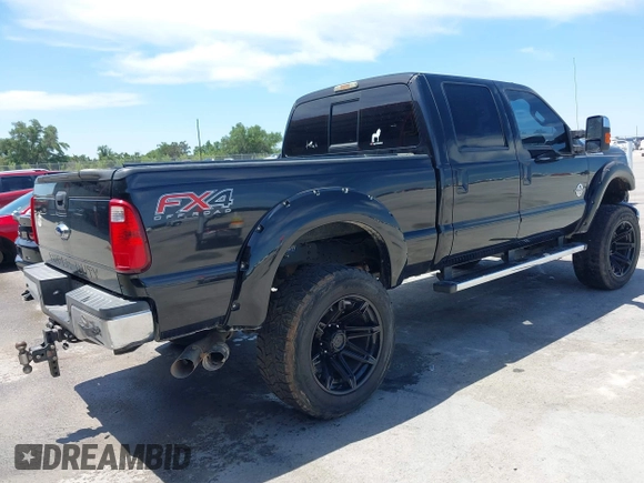 2015 Ford F-250 Lariat with VIN 1FT7W2BT1FEB93030, listed as a IAAI auction lot 42249790 with 91,644 mi miles and . Bid and sale history available at DreamBid. Image 4.