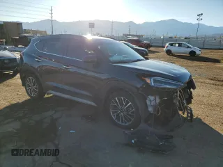 2019 Hyundai Tucson Ultimate with VIN KM8J3CAL0KU021847, listed as a Copart auction lot 42259255 with 70,524 mi miles and Salvage Title. Bid and sale history available at carsss.com. Image 4.