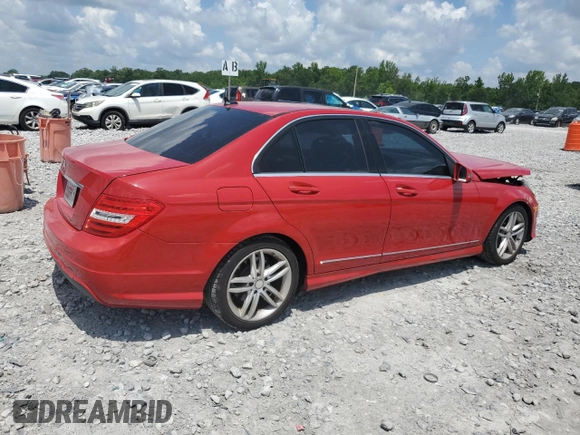 2014 Mercedes-Benz C 250 Sport with VIN WDDGF4HB8ER310433, listed as a Copart auction lot 59600615 with 73,189 mi miles and Salvage title. Bid and sale history available at DreamBid. Image 3.