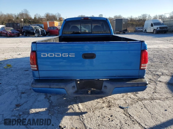 1999 Dodge Dakota SLT with VIN 1B7GL22X5XS321879, listed as a Copart auction lot 84015834 with 210,252 mi miles and Salvage Title. Bid and sale history available at carsss.com. Image 6.