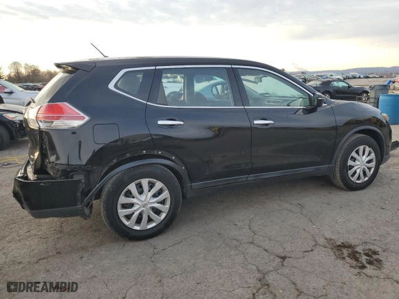 2014 Nissan Rogue SV with VIN 5N1AT2MV7EC764104, listed as a Copart auction lot 80967624 with 107,127 mi miles and Salvage Title. Bid and sale history available at carsss.com. Image 3.
