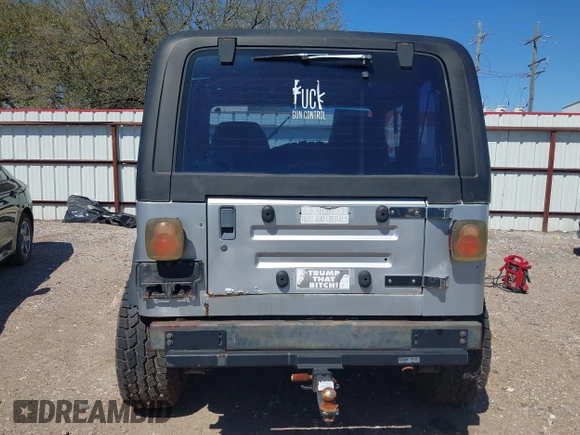 1994 Jeep Wrangler S with VIN 1J4FY19P9RP438376, listed as a IAAI auction lot 41751057 with 165,407 mi miles. Bid and sale history available at carsss.com. Image 6.