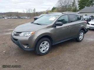 2015 Toyota RAV4 LE with VIN 2T3BFREV1FW245801, listed as a IAAI auction lot 42039074 with 129,181 mi miles. Bid and sale history available at carsss.com. Image 2.