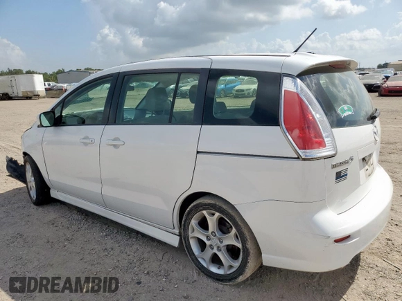 2010 Mazda 5 Sport with VIN JM1CR2W35A0381300, listed as a Copart auction lot 61873705 with Not provided miles and Salvage title. Bid and sale history available at DreamBid. Image 2.