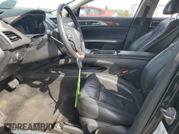 2014 Lincoln MKZ z VIN 3LN6L2GK6ER806741, wystawiony jako Copart lot #57455755 z przebiegiem 96 849 mil mil oraz Szkoda całkowita • Salvage title. Historia ofert i sprzedaży dostępna na DreamBid. Obrazek 7.