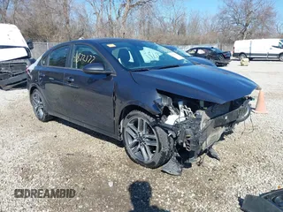 2019 Kia Forte S with VIN 3KPF34AD2KE067042, listed as a IAAI auction lot 41872177 with 96,992 mi miles. Bid and sale history available at carsss.com. Image 1.