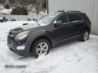 2016 Chevrolet Equinox LT with VIN 2GNFLFEK8G6236807, listed as a Copart auction lot 45941105 with 0 mi miles and Salvage Title. Bid and sale history available at carsss.com. Image 1.