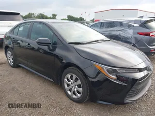 2023 Toyota Corolla LE with VIN 5YFB4MDE0PP067417, listed as a IAAI auction lot 42144017 with 51,652 mi miles. Bid and sale history available at carsss.com. Image 1.