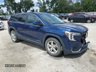 2022 GMC Terrain SLE z VIN 3GKALMEV1NL143741, wystawiony jako Copart lot #63110585 z przebiegiem 94 286 mil mil oraz Szkoda całkowita • Salvage title. Historia ofert i sprzedaży dostępna na DreamBid. Obrazek 4.