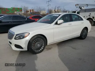 2015 Mercedes-Benz C-Class C 300 Luxury with VIN 55SWF4KB6FU028618, listed as a Copart auction lot 49471455 with 174,479 mi miles and Clean Title. Bid and sale history available at carsss.com. Image 1.