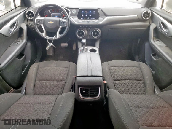 2020 Chevrolet Blazer LT with VIN 3GNKBCRSXLS593458, listed as a Copart auction lot 63774995 with 67,101 mi miles and Salvage title. Bid and sale history available at DreamBid. Image 8.