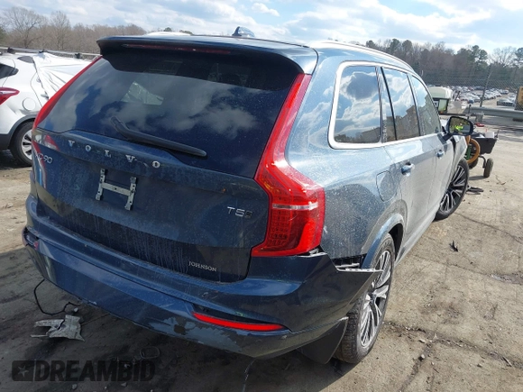 2021 Volvo XC90 Momentum with VIN YV4102PK3M1716878, listed as a IAAI auction lot 41420900 with 49,075 mi miles. Bid and sale history available at carsss.com. Image 4.