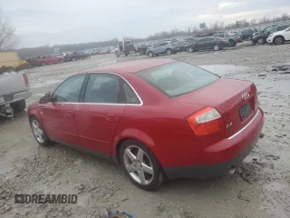 2003 Audi A4 3.0L with VIN WAULT68E73A293737, listed as a Copart auction lot 86053144 with 167,003 mi miles and Salvage Title. Bid and sale history available at carsss.com. Image 2.