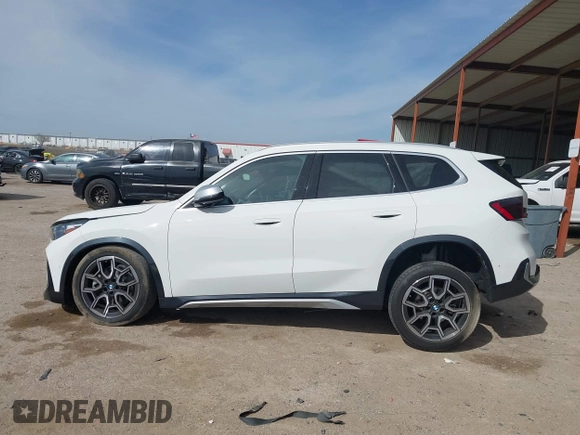 2023 BMW X1 xDrive28i with VIN WBX73EF07P5W32455, listed as a IAAI auction lot 41825701 with 12,453 mi miles and . Bid and sale history available at DreamBid. Image 14.