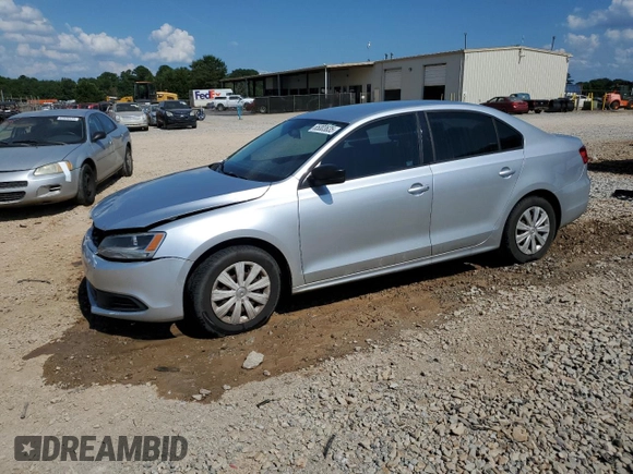 2014 Volkswagen Jetta S with VIN 3VW2K7AJ1EM289975, listed as a Copart auction lot 65003635 with 135,286 mi miles and Clean title. Bid and sale history available at DreamBid. Image 1.