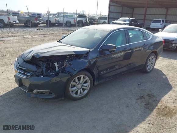 2018 Chevrolet Impala LT with VIN 2G1105S3XJ9121143, listed as a IAAI auction lot 41779760 with 142,364 mi miles. Bid and sale history available at carsss.com. Image 2.